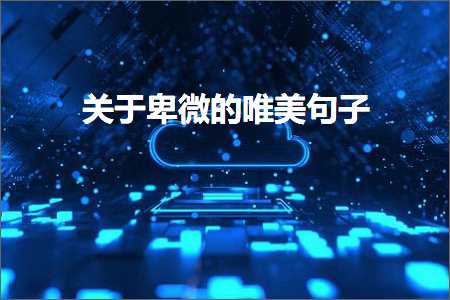 鍏充簬鍗戝井鐨勫敮缇庡彞瀛愶紙鏂囨887鏉★級